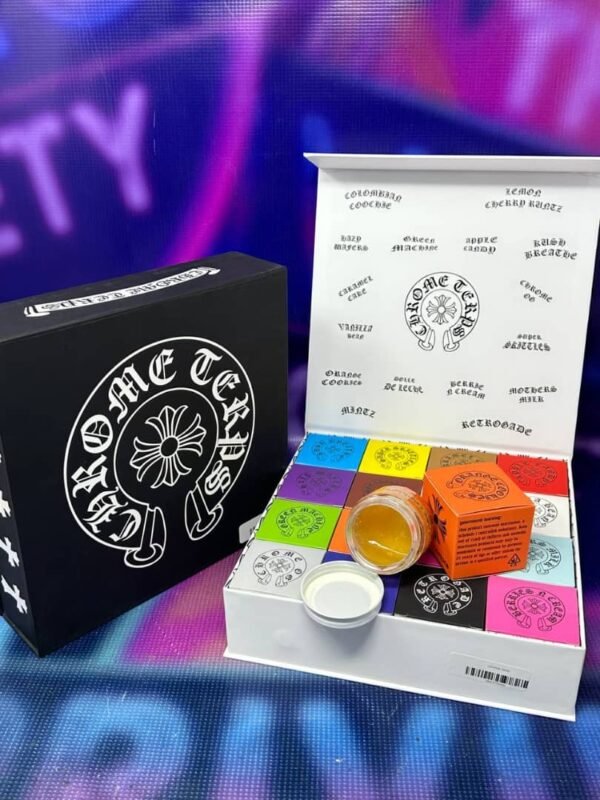 Chrome Terps Diamonds THC Wax is a premium THC concentrate renowned for its exceptional quality and potency. Expertly crafted, it is a crystalline form of THC that possesses a rich terpene profile, resulting in a unique and exquisite flavor experience.